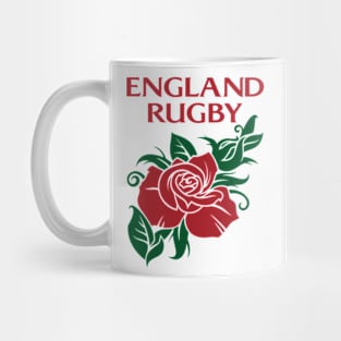 England Rugby Team English Rose Emblem Mug